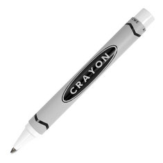  Crayon CRAYON - WHITE Retractable Roller Ball ARCHIVED writing tools pens