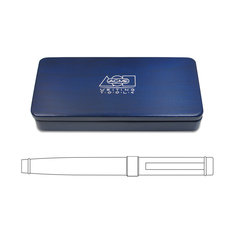  ACME Studio Blue Wooden FLAT TOP PEN Packaging refills/parts packaging