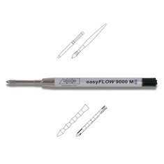  ACME Studio EASY FLOW P9000 ROLLER BALL REFILL BLACK