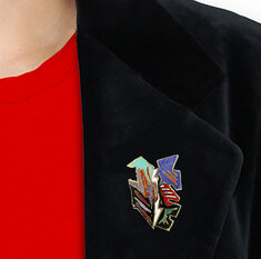 Charles Arnoldi UNTITLED Brooch jewelry artists for acme