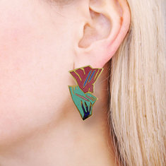 Charles Arnoldi UNTITLED Earrings jewelry artists for acme