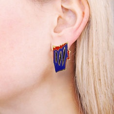 Charles Arnoldi UNTITLED Earrings jewelry artists for acme