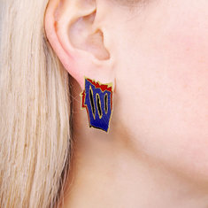 Charles Arnoldi UNTITLED Earrings jewelry artists for acme