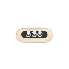 Martine Bedin TRISKELION Brooch
