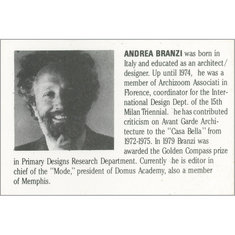 Andrea Branzi COLUMN Earrings ARCHIVED writing tools pens
