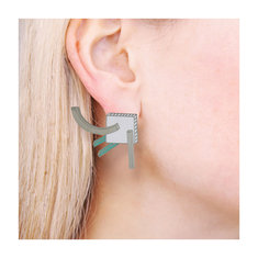 Beppe Caturegli FARAH Earrings jewelry memphis designers for acme