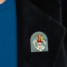 Ronnie Cutrone BUGS Brooch jewelry artists for acme