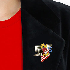 Ronnie Cutrone WOODY Brooch jewelry artists for acme