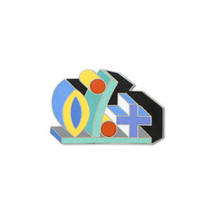 Michele De Lucchi MATH Brooch