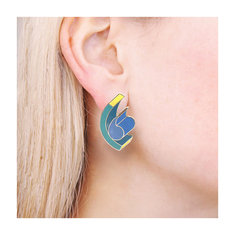 Michele De Lucchi QUOTABLE Earrings jewelry memphis designers for acme
