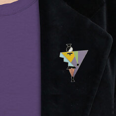 April Greiman WOMAN Brooch jewelry acme collection
