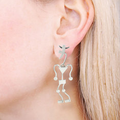 Steven Guarnaccia AL Earrings jewelry silverwear