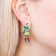 Steven Guarnaccia FLASH & GORDON Earrings jewelry acme collection