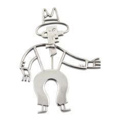 Steven Guarnaccia MAURY Brooch jewelry silverwear
