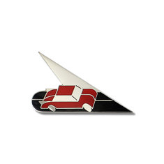 John Van Hamersveld CAR Brooch jewelry graphic designers