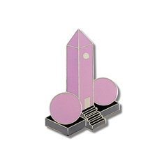 John Van Hamersveld HOME Brooch jewelry graphic designers