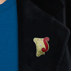 Jim Heimann DELRAY Brooch jewelry acme collection