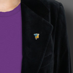 Takenobu Igarashi KIKU Pin jewelry graphic designers