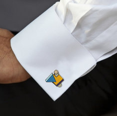 Takenobu Igarashi RINDO KIKU Cufflinks jewelry graphic designers
