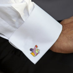 Takenobu Igarashi RINDO KIKU Cufflinks jewelry graphic designers