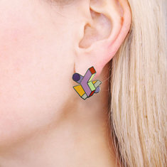 Takenobu Igarashi RINDO KIKU Earrings jewelry graphic designers