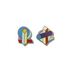 Takenobu Igarashi SAKURA TANPOPO Earrings jewelry graphic designers