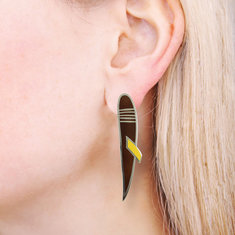 Massimo Iosa-Ghini AFRA Earrings jewelry collezione bolida