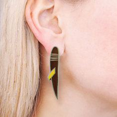 Massimo Iosa-Ghini AFRA Earrings jewelry collezione bolida