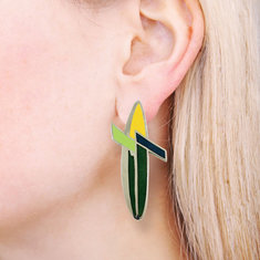 Massimo Iosa-Ghini BAMBOO Earrings jewelry collezione bolida