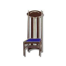 Charles Rennie Mackintosh ARGYLE CHAIR Brooch jewelry charles rennie mackintosh