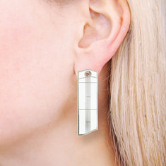 Charles Rennie Mackintosh STUDIO 45 Earrings jewelry charles rennie mackintosh