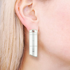 Charles Rennie Mackintosh STUDIO 45 Earrings jewelry charles rennie mackintosh