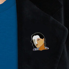 Miguel Martinez TAOS MAIDEN Brooch jewelry hispanic artists for acme