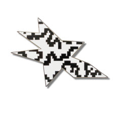 Alessandro Mendini STAR Brooch