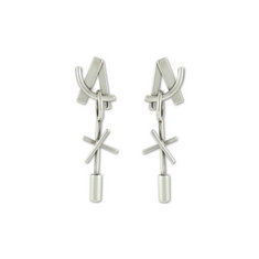 Adrian Olabuenaga CHA CHA Sterling Silver Earrings