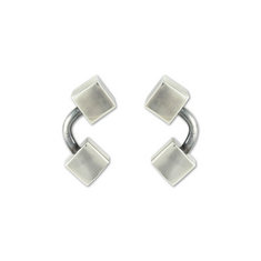 Adrian Olabuenaga NOIR Sterling Silver Earrings