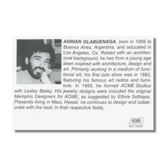Adrian Olabuenaga ROLLO Earrings jewelry memphis designers for acme