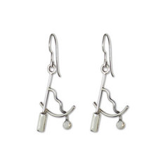 Adrian Olabuenaga ROULETTE Sterling Silver Earrings