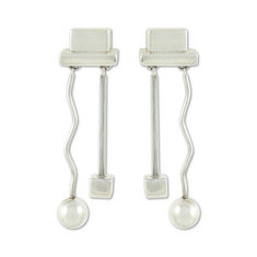 Adrian Olabuenaga SCALE Sterling Silver Earrings