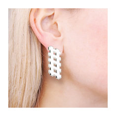 Cesar Pelli GRIDS 5 Earrings jewelry architects for acme