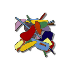 Antonio Peticov COMING OUT Brooch jewelry acme collection