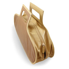 Karim Rashid MEGAN Brown Leather Bag accessories accessories