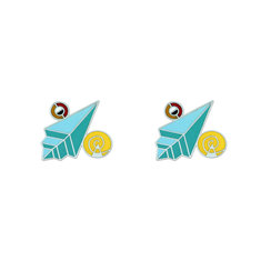 Peter Shire GOTHAM Earrings jewelry memphis designers for acme