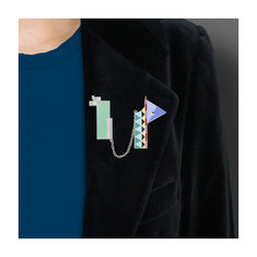 Peter Shire SKYHOOK 1 Brooch jewelry memphis designers for acme