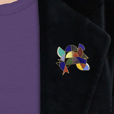 Ann Thornycroft SCARAB Brooch jewelry artists for acme