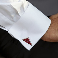 Robert Wilhite TRIANGLE Cufflinks jewelry graphic designers