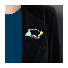 Marco Zanini ORELIANA Brooch jewelry memphis designers for acme
