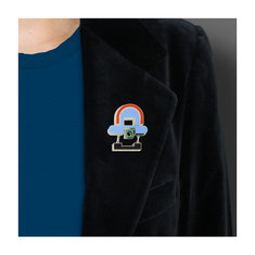 Marco Zanini RONDONIA Brooch jewelry memphis designers for acme