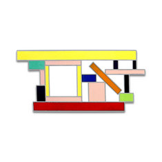 Marco Zanini SOLEDAD Brooch jewelry memphis designers for acme