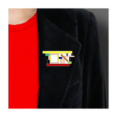 Marco Zanini SOLEDAD Brooch jewelry memphis designers for acme